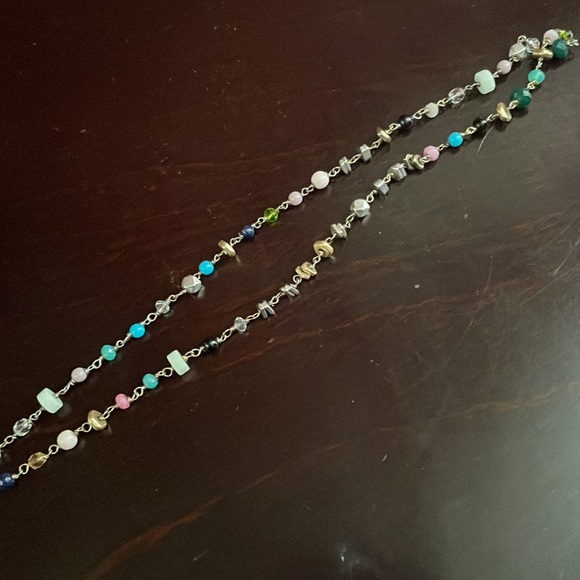 Stella and Dot lariat necklace - multicolored with removable tassel. - Picture 3 of 3